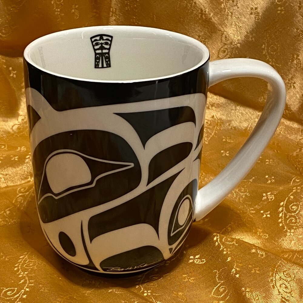 Oscardo  Raven Fine Porcelain Mug by Roy Henry Vickers